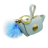 Pom Pom Coin Purse - Blue image