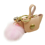 Pom Pom Coin Purse - Pink image
