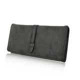 Suedette Strap Purse - Black image