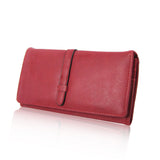 Suedette Strap Purse - Red image