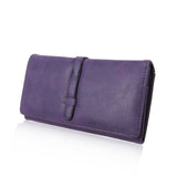 Suedette Strap Purse - Purple image