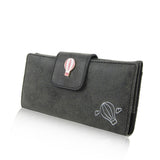 Hot Air Balloon Purse Long - Black image