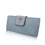 Hot Air Balloon Purse Long - Light Blue image