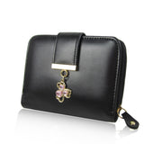 Charm Short Purse - Black image