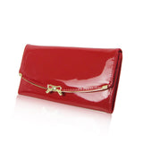 Patent Bow Purse - Red image