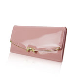 Patent Bow Purse - Pink image
