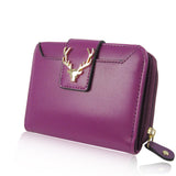 Sika Deer Short Purse - Purple image
