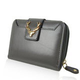 Sika Deer Short Purse - Grey image