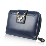 Sika Deer Short Purse - Dark Blue image