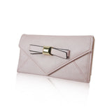 Metallic Bow Purse - Light Pink image