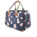 Blossom Flower Overnight Bag - Dark Blue image