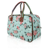 Blossom Flower Overnight Bag - Turquoise image