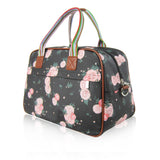 Blossom Flower Overnight Bag - Black image