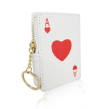 Ace Of Hearts Coin Purse - White image