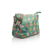 Birds And Flowers Multi-Purpose Cross Body - Green image
