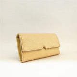 Marguerite Metal V Trim Purse - Nude image