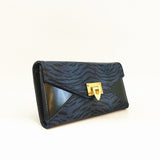 Danique Zebra Purse - Dark Blue image