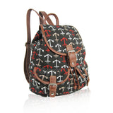 Anchor Retro Rucksack - Black image