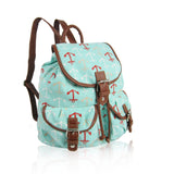 Anchor Retro Rucksack - Turquoise image