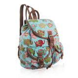 Elephant Retro Rucksack - Turquoise image