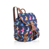 Rabbit Retro Rucksack - Dark Blue image