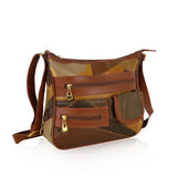 Soft Leather Patch Rucksack - YELLOW image