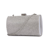 Diamante Clutch Bag - Silver image