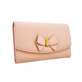 Josee Curved Bow Purse - Dusty Pink image