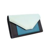Edie Contrast Envelope Purse - Light Blue image