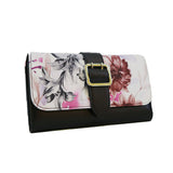 Lillian Summer Floral Purse - Black image