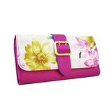 Lillian Summer Floral Purse - Fuchsia image