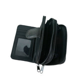 Natalie Real Leather Purse - Black image