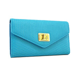 Stitched Envelope Purse - Blue image