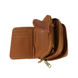 Laureta Real Leather Purse - Brown image