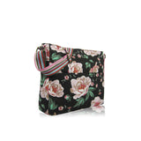 black - Flower cross body bag image
