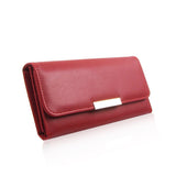Samantha Bar Purse Long burgundy image