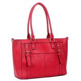 Violet Buckle Tote Bag - Red image