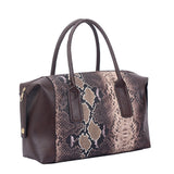 Layla Snake Bag - Brown image