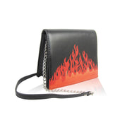 Flame Cross Body Bag - Black image