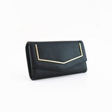 Point Trim Purse - Black image