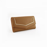Point Trim Purse - Camel image