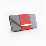 Block Contrast Purse  - Grey image