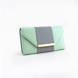 Block Contrast Purse - Lt Green image