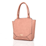 Pansy Croc Finish Shopper - Pink image