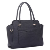 Jeanie front pocket tote bag - black image