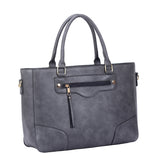 Lola zip front tote bag - tan image