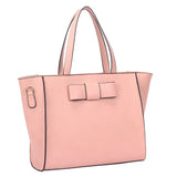 Matilda bow tote bag - pink image
