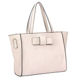 Matilda bow tote bag - beige image