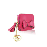 Square Coin Purse - FUCSHIA image