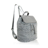 Lola Faux Fur Backpack - Grey image